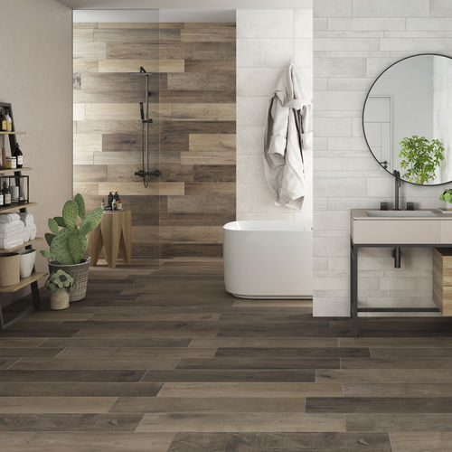 Carrelage d'intérieur - ASPEN : BROWN STRONG - Ceramica Rondine - d'extérieur / mural / de sol