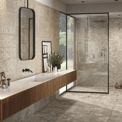 Carrelage en grès cérame - J91273 - Ceramica Rondine - poli / structure / vieilli