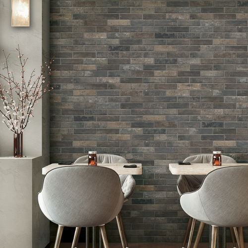 Carrelage en grès cérame - DARK - Ceramica Rondine - structure / d'intérieur / d'extérieur
