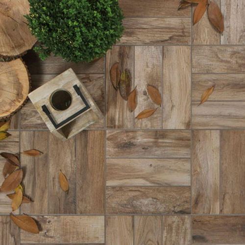 Carrelage en grès cérame - BROWN - Ceramica Rondine - poli / d'extérieur / de jardin