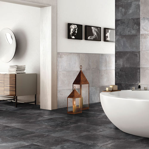 Carrelage en grès cérame - CHARCOAL - Ceramica Rondine - finition naturelle / d'intérieur / de salle de bain