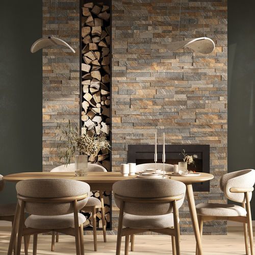 Carrelage en grès cérame - QUARZITE - Ceramica Rondine - à relief / 3D / d'intérieur