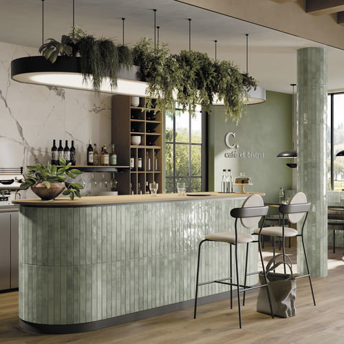 Carrelage en grès cérame - ACQUAMARINE - Ceramica Rondine - brillant / d'intérieur / de cuisine