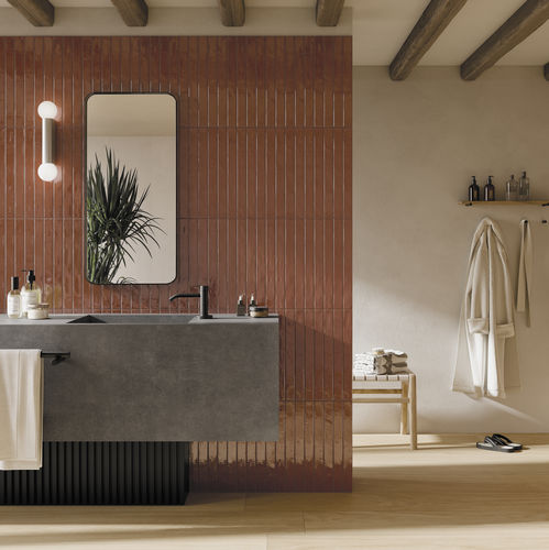 Carrelage en grès cérame - J92159 - Ceramica Rondine - brillant / d'intérieur / de salon