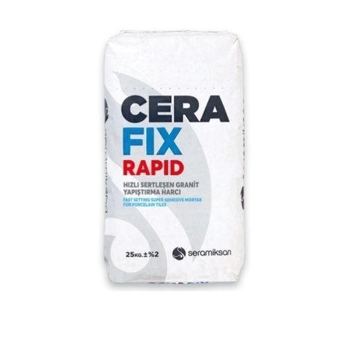 Mortier-colle de scellement - CERAFIX RAPID - SERAMIKSAN - de jointoiement / gris / à prise rapide