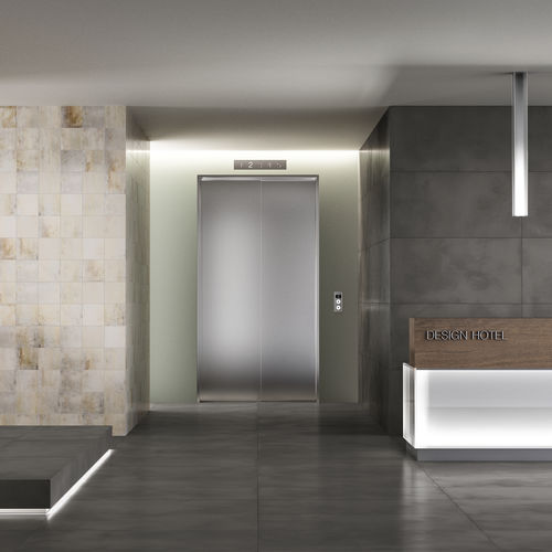 Carrelage en grès cérame - Me_Tra - SICHENIA GRUPPO CERAMICHE - satiné / d'intérieur / d'extérieur