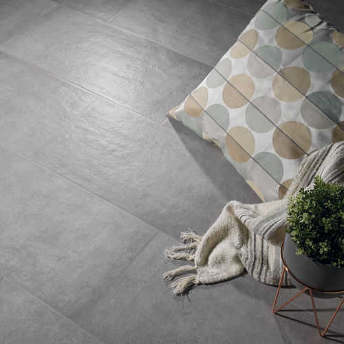 Carrelage en grès cérame - CEMENT - SIMA CERAMICHE - brillant / d'intérieur / de salon
