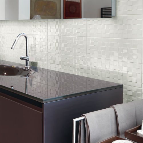 Carrelage en grès cérame - BIANCHI - SIMA CERAMICHE - brillant / à relief / d'intérieur