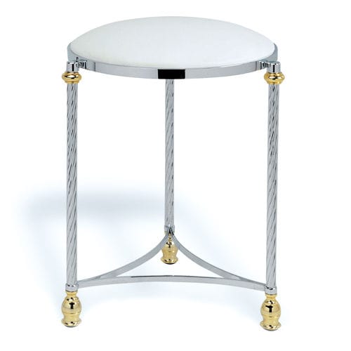 Tabouret classique - G 627 VULCI - STILHAUS - en mousse de polyuréthane / avec piètement en métal / 3 pieds