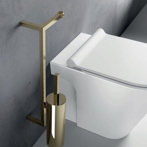 Porte brosse de toilettes en métal - RLSOL3 - STILHAUS - mural / pour personnes à mobilité réduite