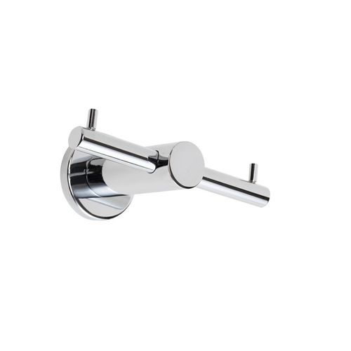 Patère contemporaine - EQO 13 - STILHAUS - en laiton / double / de salle de bain