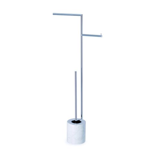 Porte brosse de toilettes en laiton - 1241 - STILHAUS - en marbre / à poser / multifonction