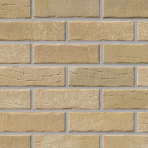 Brique de parement en clinker - 371 SILBERBEIGE  - STRÖHER - pour façade / à coller / contemporain