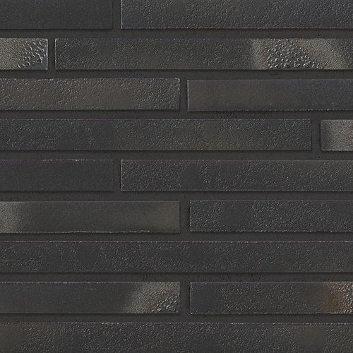 Brique de parement en clinker - 456 SCHWARZ-BLAU - STRÖHER - pour façade / patiné / noir