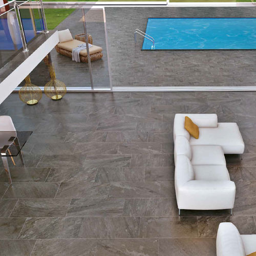 Carrelage en grès cérame - WELLINGTON - TERRACOTA - poli / d'intérieur / d'extérieur