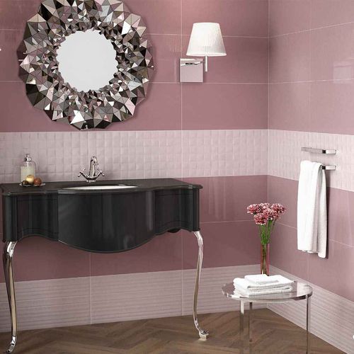 Carrelage en grès cérame - QUEBEC - TERRACOTA - brillant / d'intérieur / de salle de bain