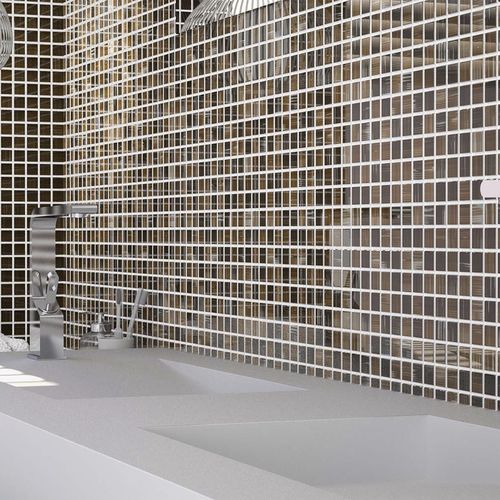Mosaïque d'intérieur - ADOUR  - TERRACOTA - de salle de bain / murale / en grès cérame