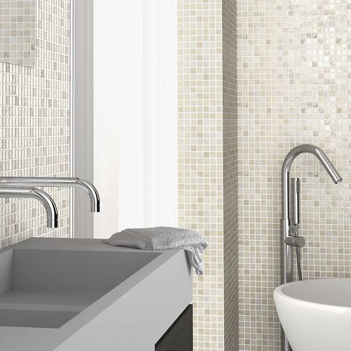 Mosaïque d'intérieur - MARNE - TERRACOTA - de salle de bain / murale / en grès cérame
