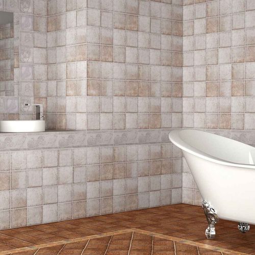 Carrelage en grès cérame - AGATA - TERRACOTA - poli / d'intérieur / de salle de bain