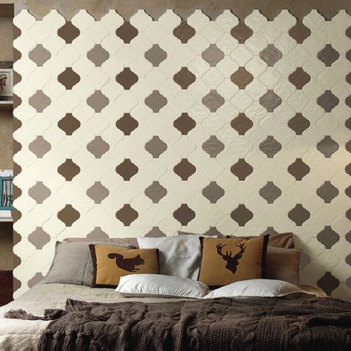 Carrelage satiné - ARABESQUE - TONALITE - en grès cérame / d'intérieur / mural