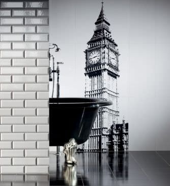 Carrelage en céramique - LONDON: BIG BEN - TUBADZIN - brillant / d'intérieur / de salle de bain