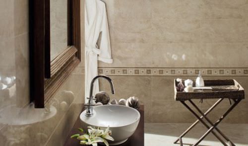 Carrelage en céramique - VINAROS - TUBADZIN - brillant / d'intérieur / de salle de bain