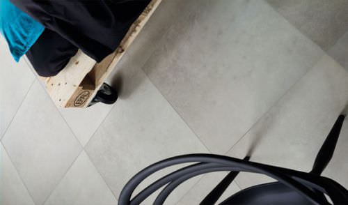 Carrelage en céramique - CONCRETE - TUBADZIN - mat / d'intérieur / de sol