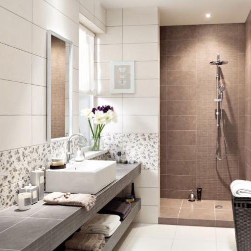 Carrelage en grès cérame - ZIRCONIUM - TUBADZIN - mat / de salle de bain / de sol