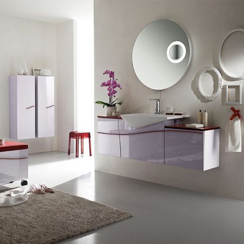 Meuble vasque suspendu - LIPSI P35 - TULLI ZUCCARI - en bois / contemporain / sans porte