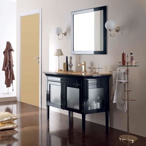 Meuble vasque à poser - CAMELLIA - TULLI ZUCCARI - en bois / contemporain / avec porte