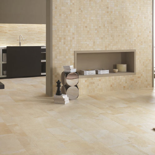 Carrelage en grès cérame - SAND STONE - UNICOM-STARKER - poli / d'intérieur / de salon