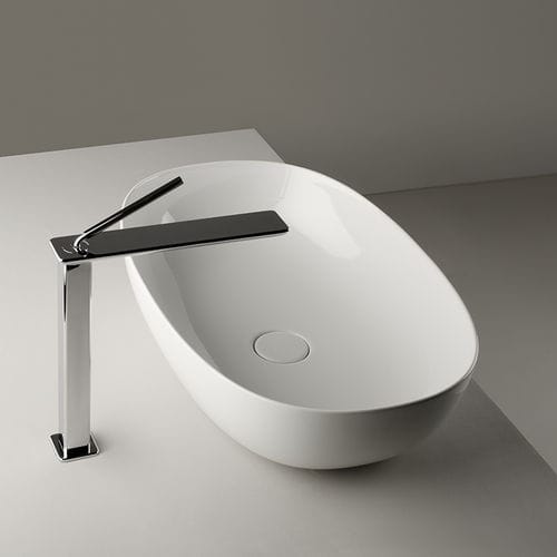 Vasque à poser - POD H15 - VALDAMA - en céramique / ovale / contemporaine