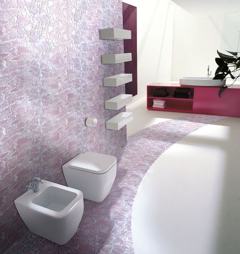 Mosaïque en verre - BROOK : LILLA KUNZITE - VETROVIVO - polie / d'intérieur / murale