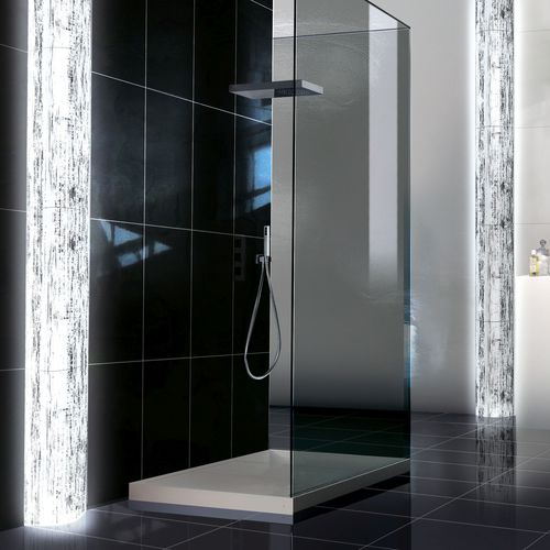 Carrelage en verre - ELEMENTS : ARKO LIGHT VISION - VETROVIVO - de salle de bain / mural / 30x60 cm