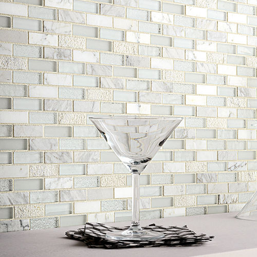 Carrelage aspect mosaïque - SUPERFICI : 09000006 - VITREX - en verre / d'intérieur / mural