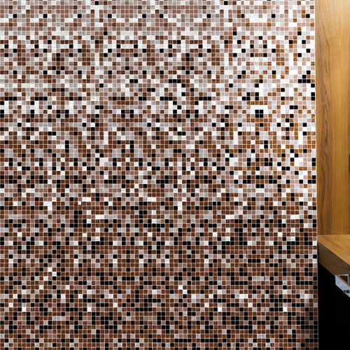 Carrelage aspect mosaïque - D&Eacute;GRAD&Eacute; : 08200003 - VITREX - en verre / d'intérieur / mural
