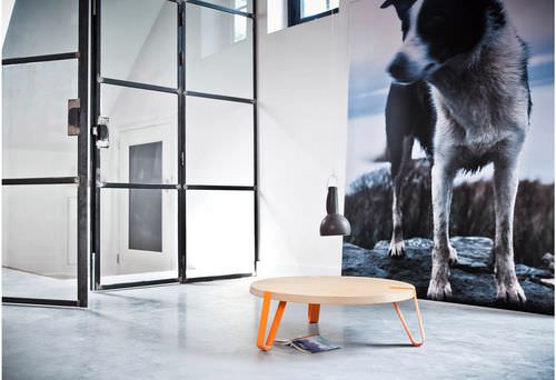 Table basse contemporaine - LEVEL - Odesi. Dutch Design Online - en bois / ronde / résidentielle