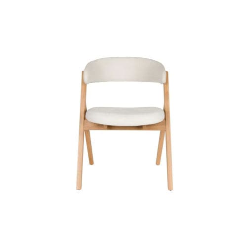 Chaise contemporaine - Pom - Zuiver - d'intérieur / en tissu / avec piètement en chêne