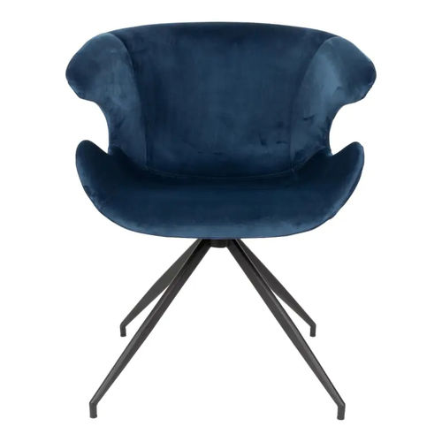 Chaise contemporaine - MIA - Zuiver - d'intérieur / en velours / en cuir