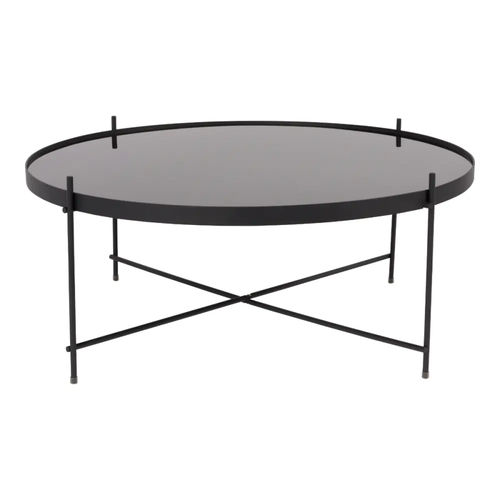 Table basse contemporaine - Cupid  - Zuiver - en verre / avec piètement en fer / ronde