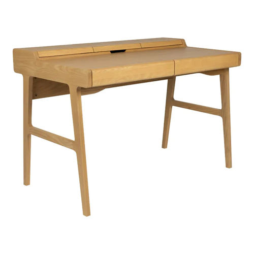 Bureau sur pied - Kaat  - Zuiver - contemporain / en chêne / droit