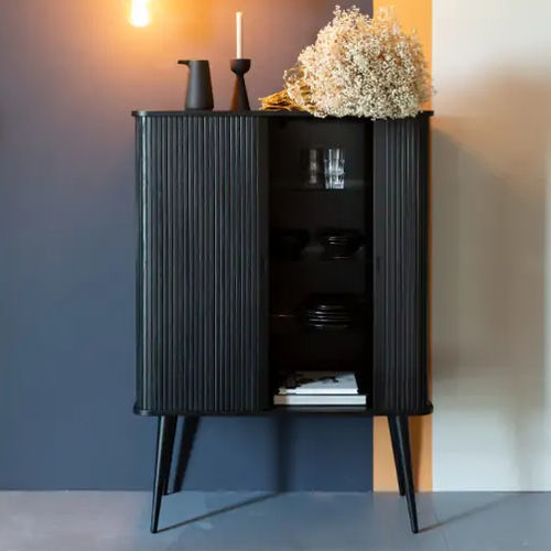 Buffet sur pieds hauts - Barbier  - Zuiver - contemporain / en placage de bois / en MDF