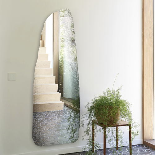 Miroir mural - Rocca - DEKNUDT MIRRORS  - contemporain / argenté / vertical
