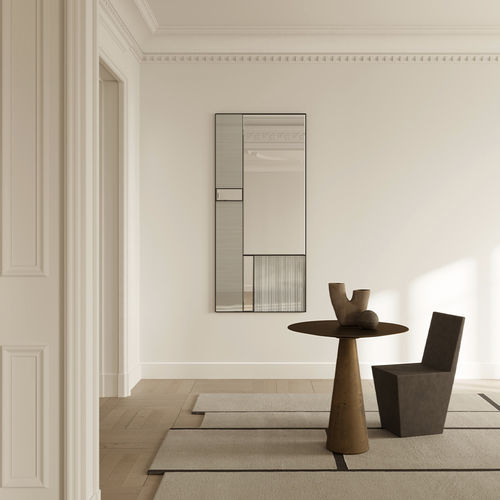 Miroir mural - Finestra Flutes XL - DEKNUDT MIRRORS  - contemporain / vertical / en métal