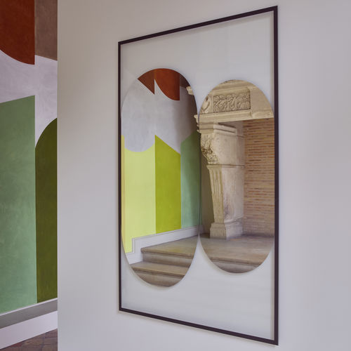 Miroir mural - Squeeze - DEKNUDT MIRRORS  - design original / rectangulaire / noir