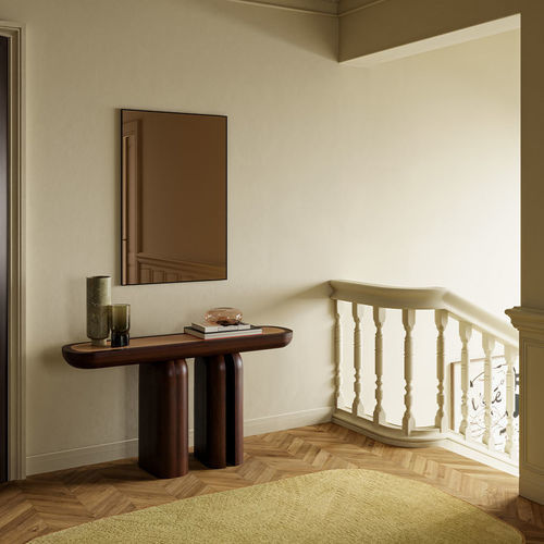 Miroir mural - LUCKA RECT - DEKNUDT MIRRORS  - sur pied / à usage domestique / contemporain