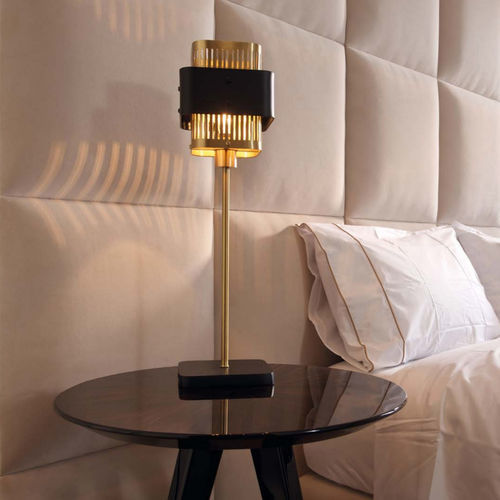Lampe de table - TARYA - GONG - en laiton / contemporaine / d'intérieur