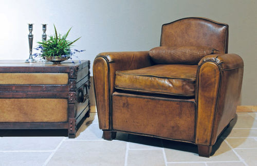Fauteuil club classique - CUBA - HAZENKAMP FURNITURES BV - en cuir