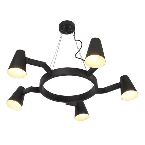 Lustre contemporain - BIARRITZ/H5/B  - it's about RoMi - en fer / 5 ampoules / professionnel