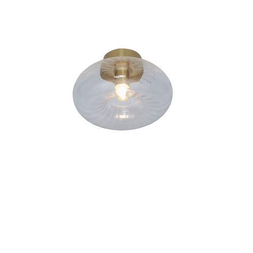 Plafonnier contemporain - BRUSSELS/C27/GO  - it's about RoMi - rond / en verre / à LED